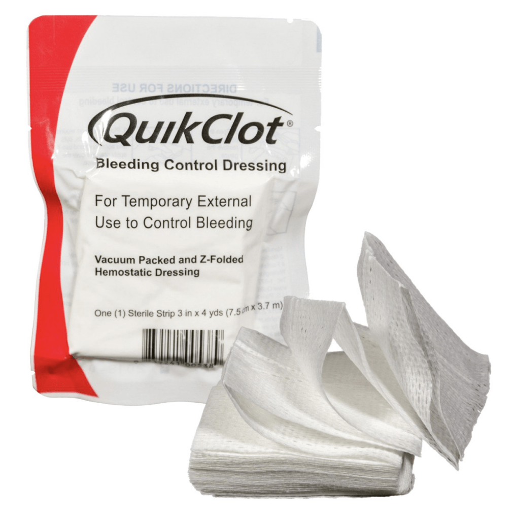 Quick clot bleed stop Top 10 Items in Your Individual First Aid Kit (IFAK) 